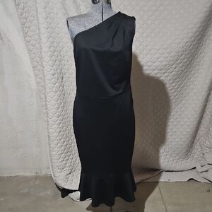 Grace Karin One Shoulder Trumpet Dress